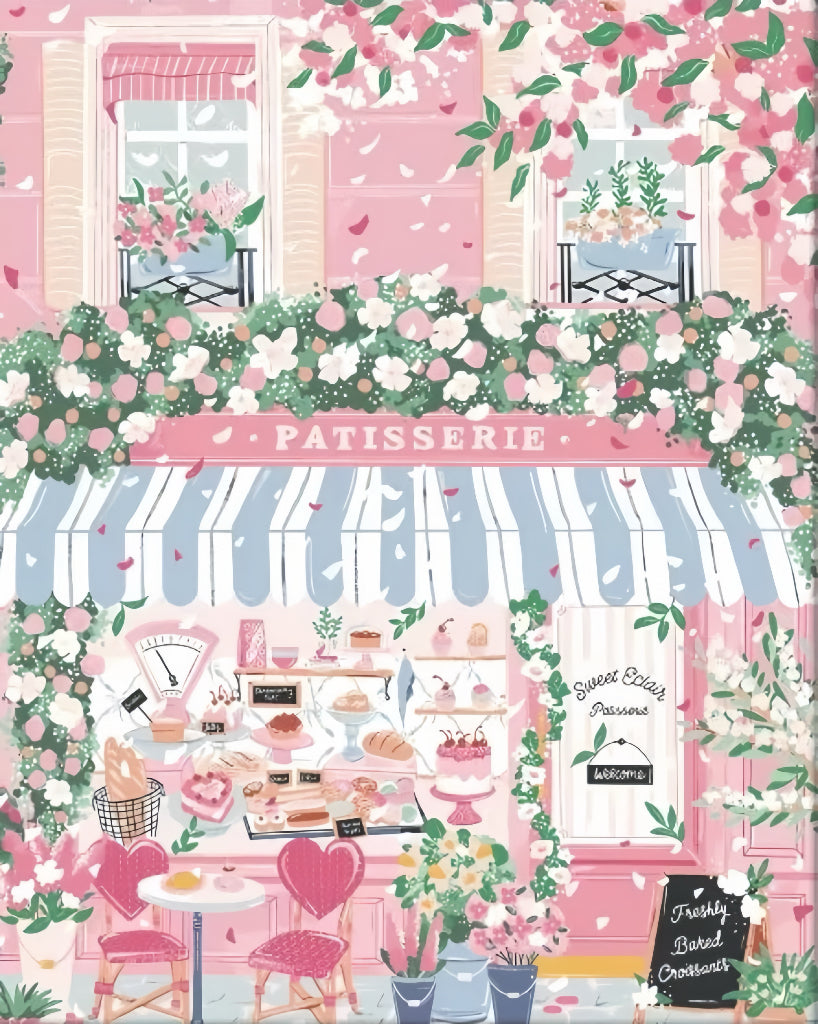 Paint by Numbers Kit Street Scene