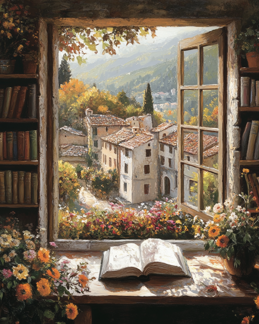 Paint by Numbers Kit Window View