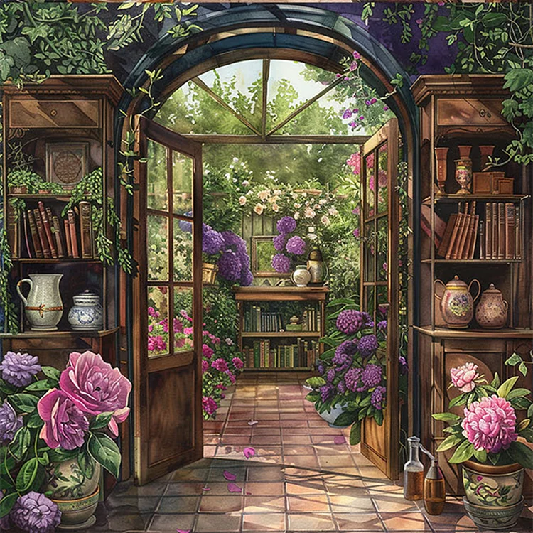 Paint by Numbers Kit Flower Room