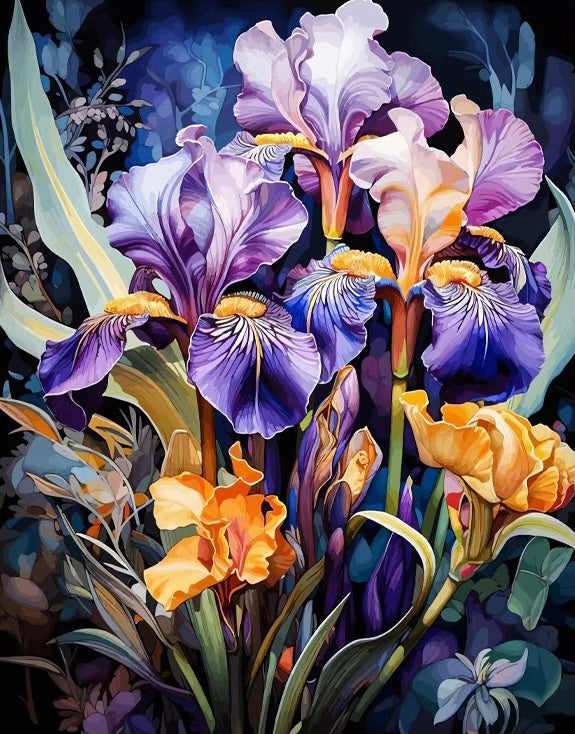 Paint by Numbers Kit Flowers