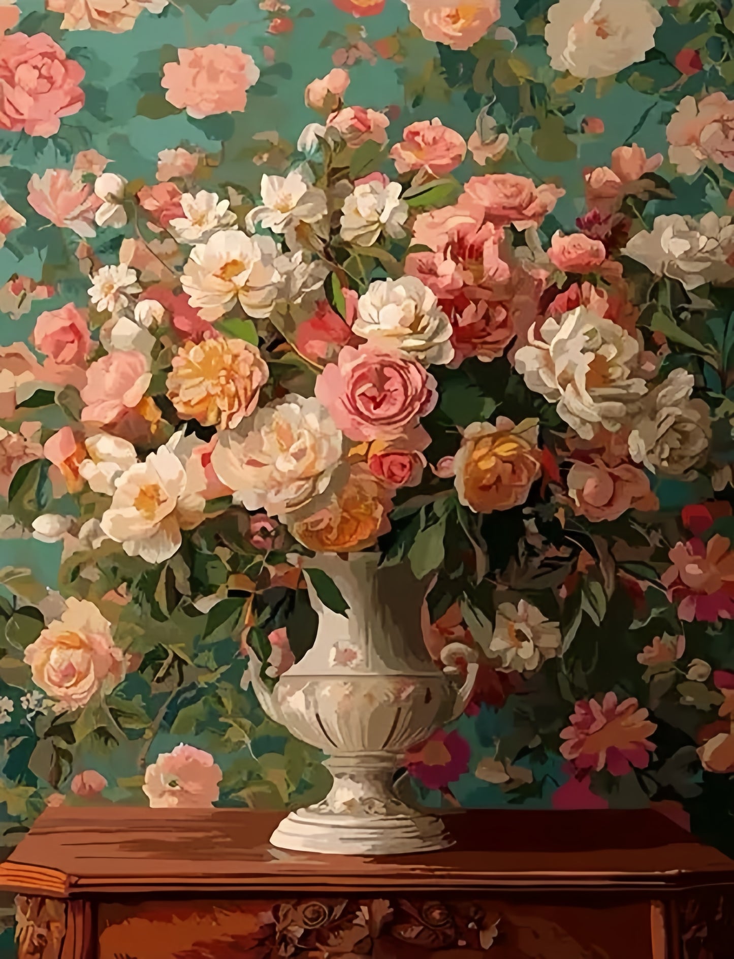 Paint by Numbers Kit Flowers