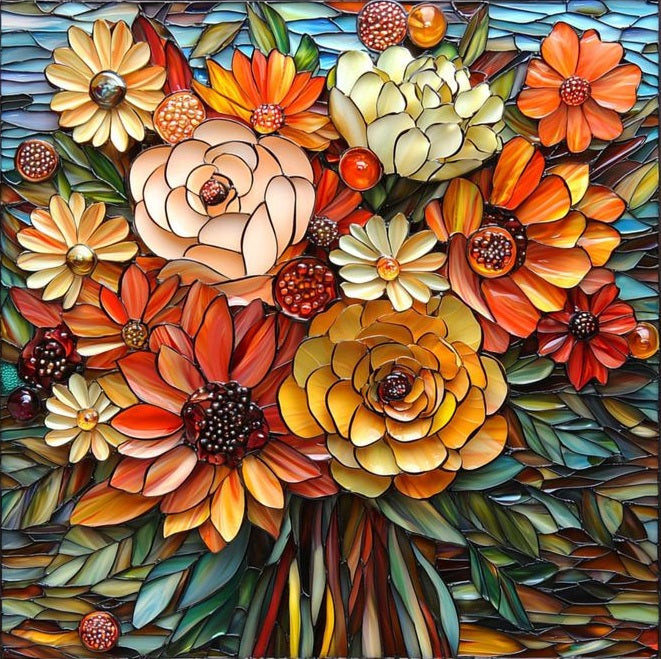 Paint by Numbers Kit Sunflower