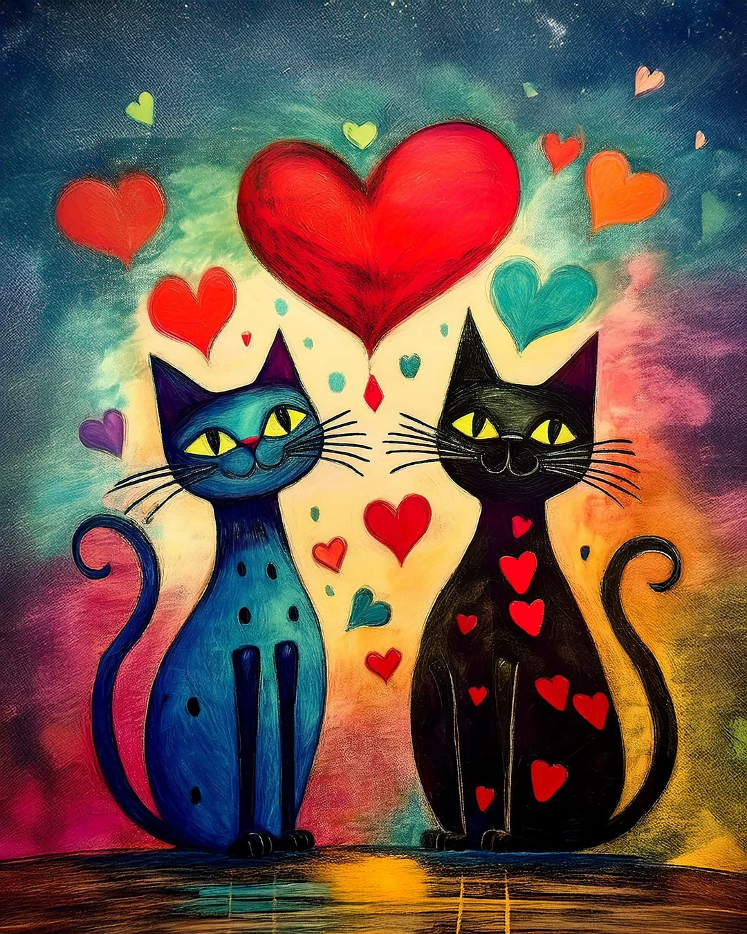 Paint by Numbers Kit Love Kitten