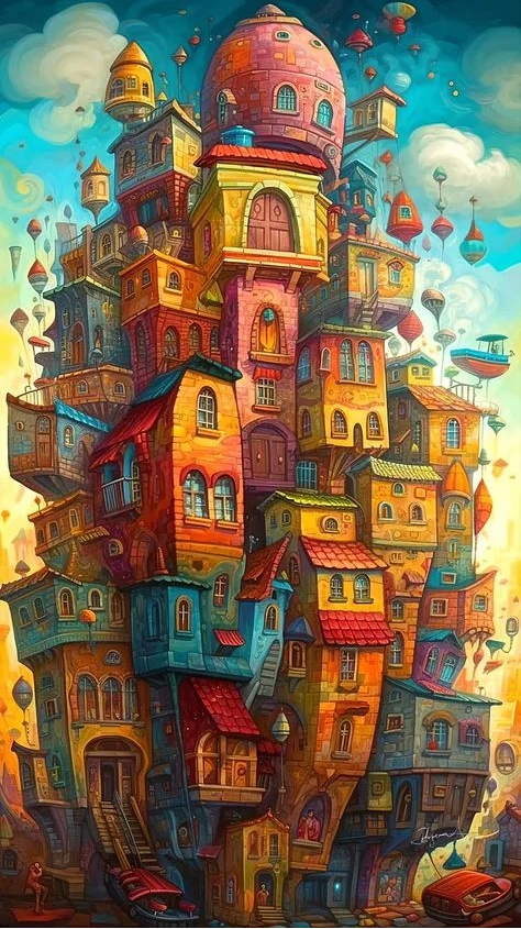 Paint by Numbers Kit Fantasy House