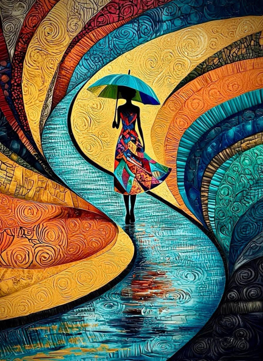 Paint by Numbers Kit Abstract Woman