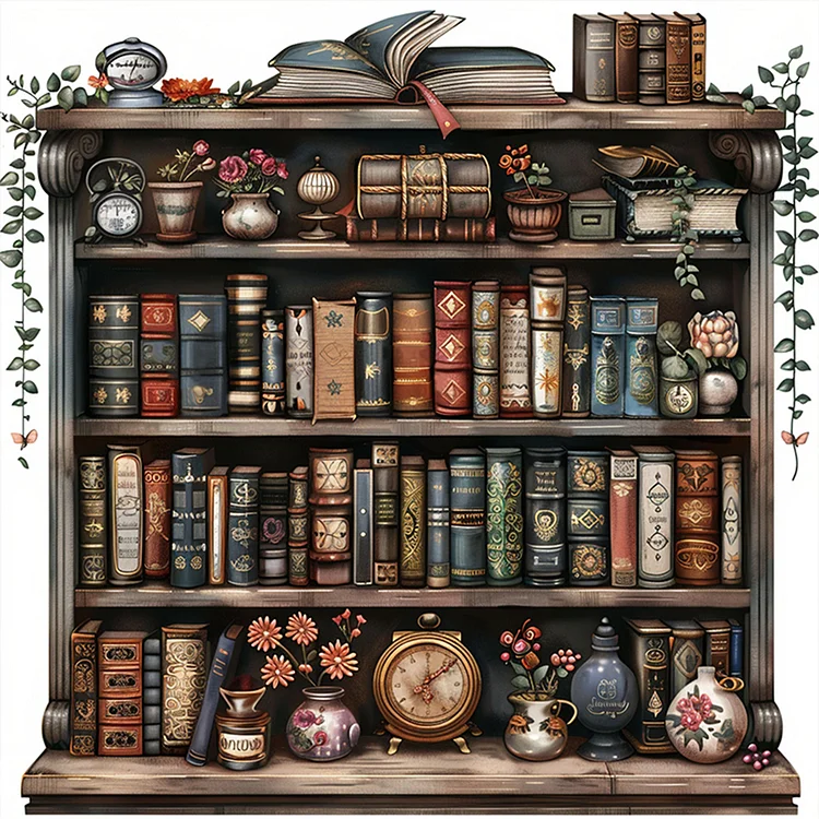 Paint by Numbers Kit Bookshelf