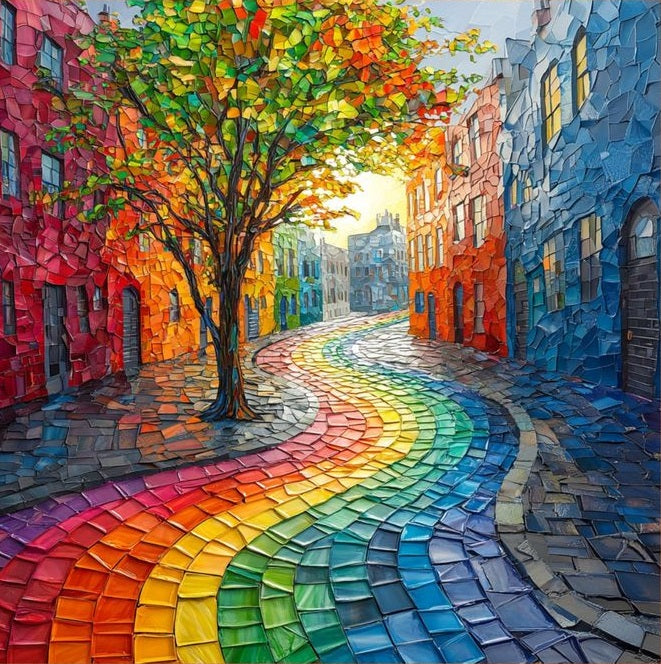 Paint by Numbers Kit Color Street View