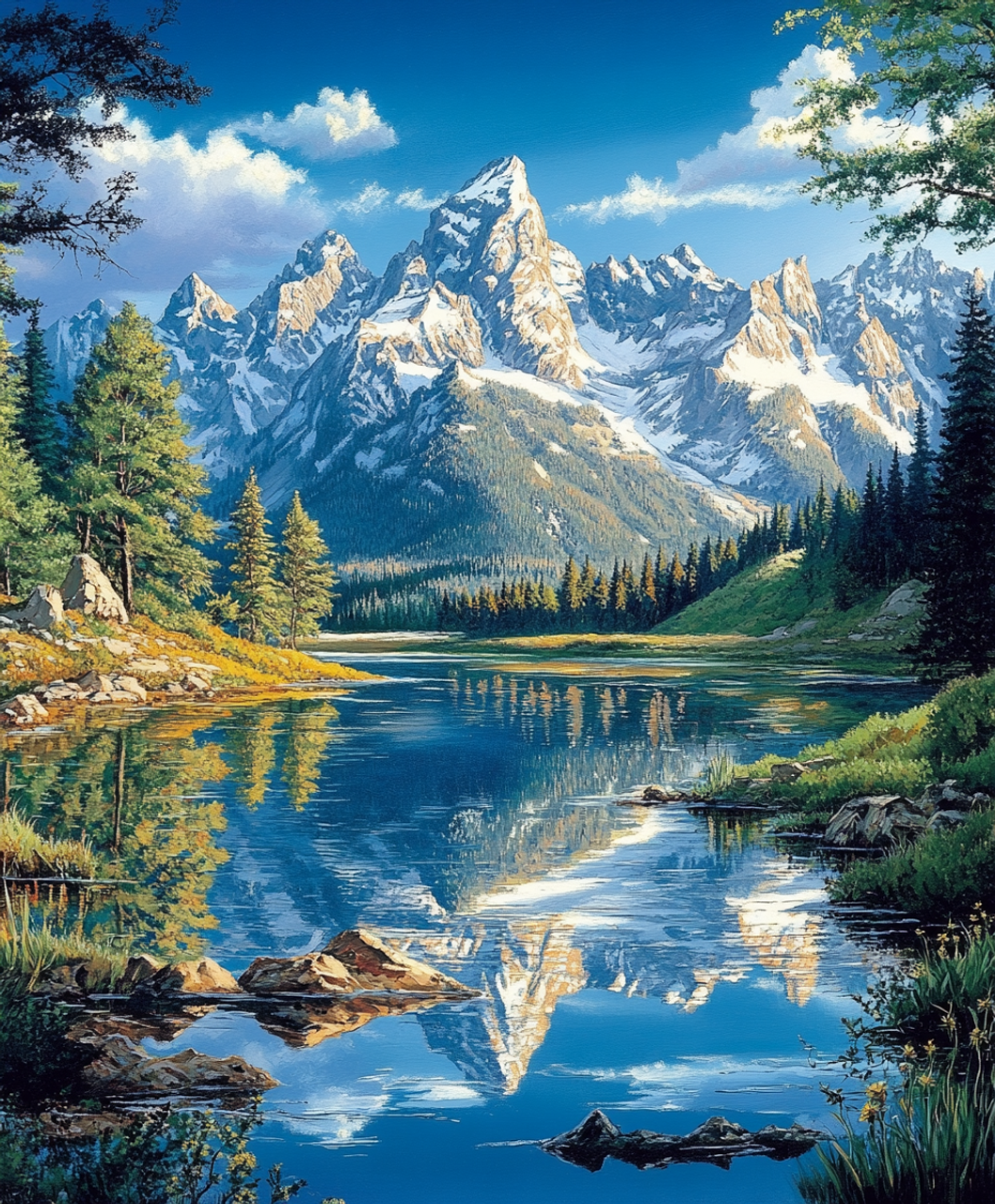 Paint by Numbers Kit Beautiful Scenery