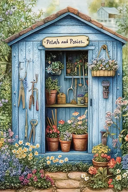 Paint by Numbers Kit Flower Room