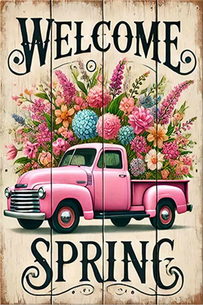 Paint by Numbers Kit Welcome Spring