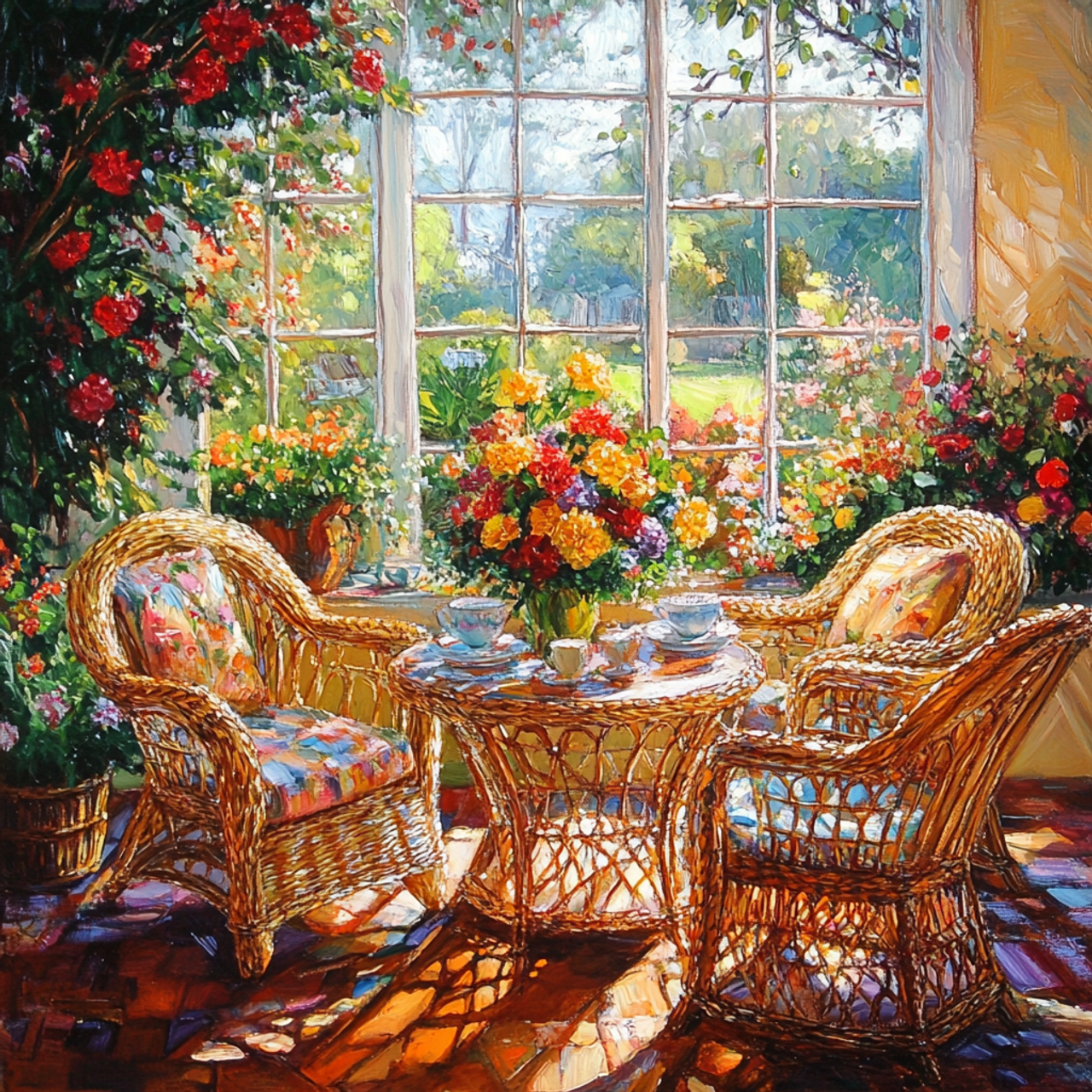 Paint by Numbers Kit Cozy Room