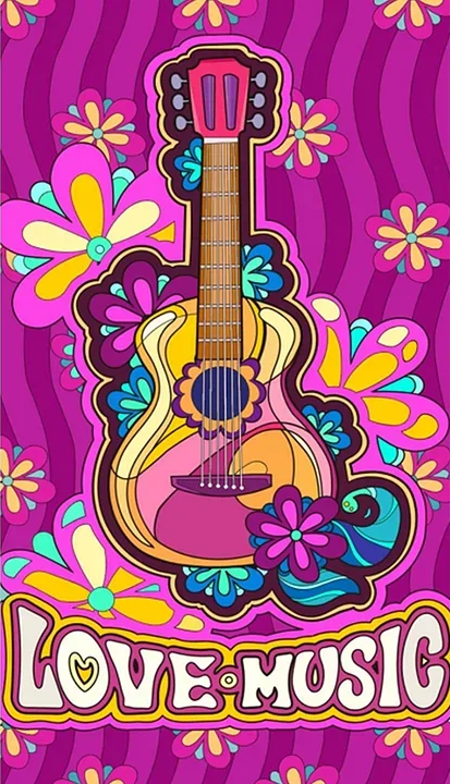 Paint by Numbers Kit Love Music