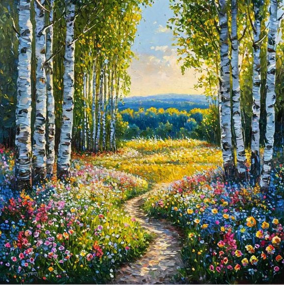 Paint by Numbers Kit Beautiful Scenery