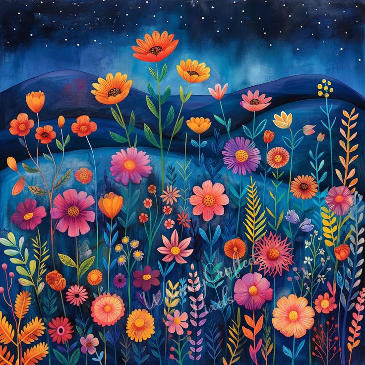 Paint by Numbers Kit Flowers