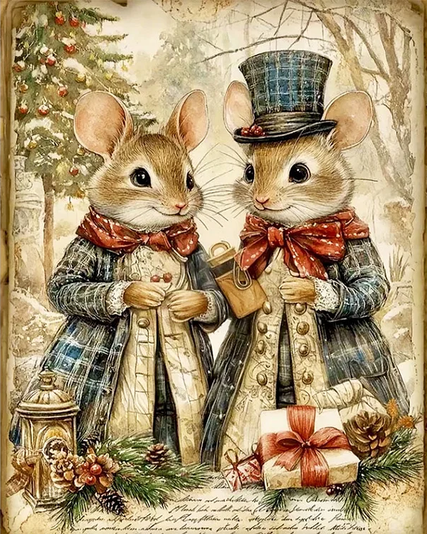 Paint by Numbers Kit Retro Bunny