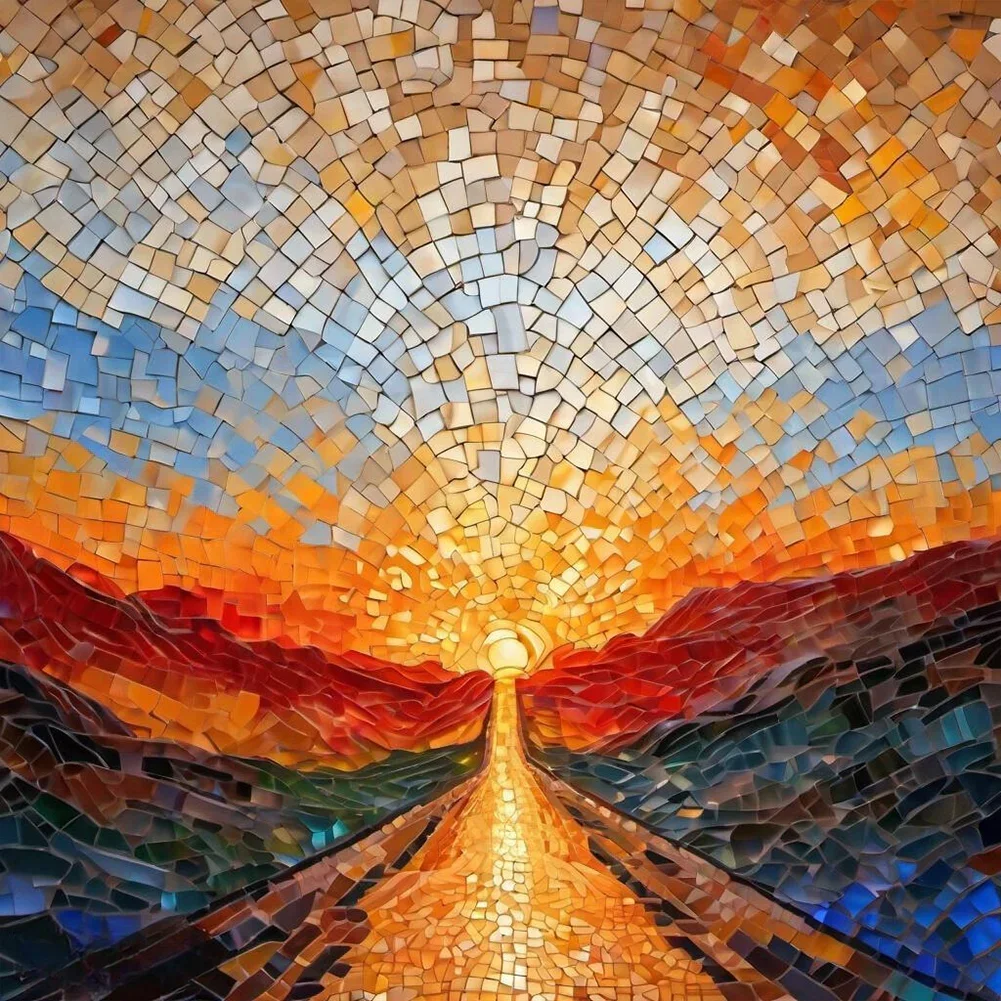 Paint By Numbers Kit Abstract Landscape Diyartpaint paint-by-numbers-kit-abstract-landscape-diyartpaint