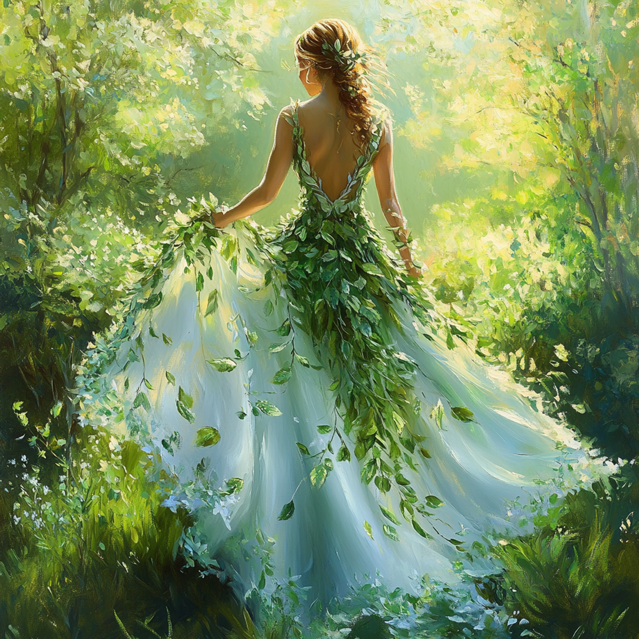 Paint by Numbers Flowers Woman