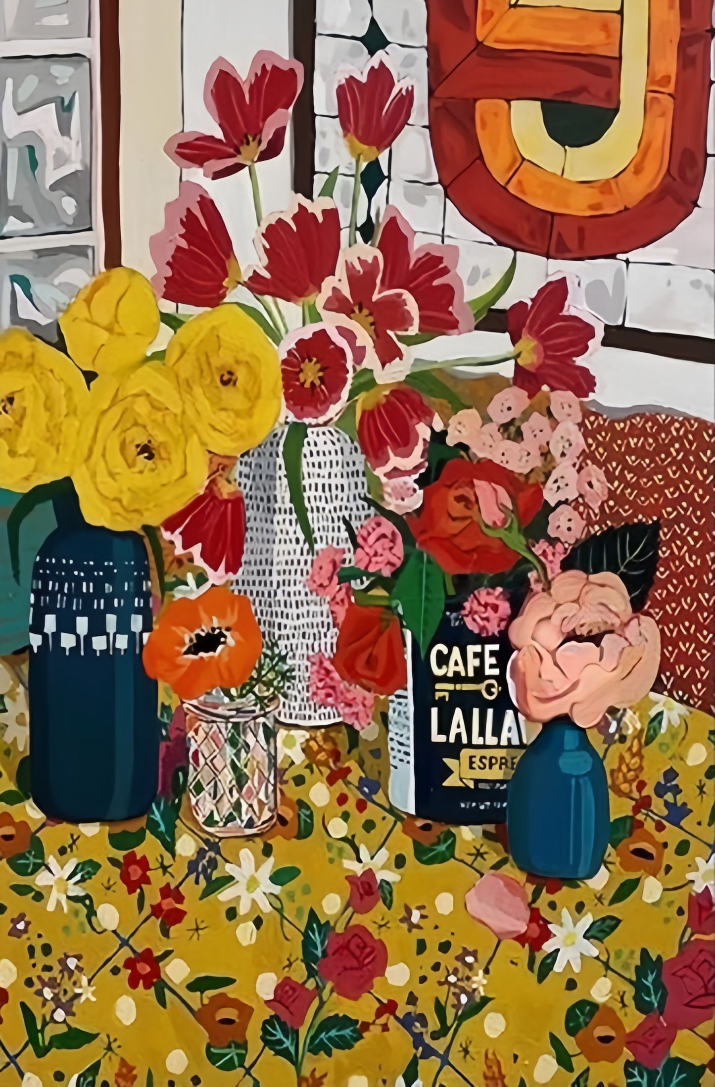 Paint by Numbers Kit Cozy Dining Table