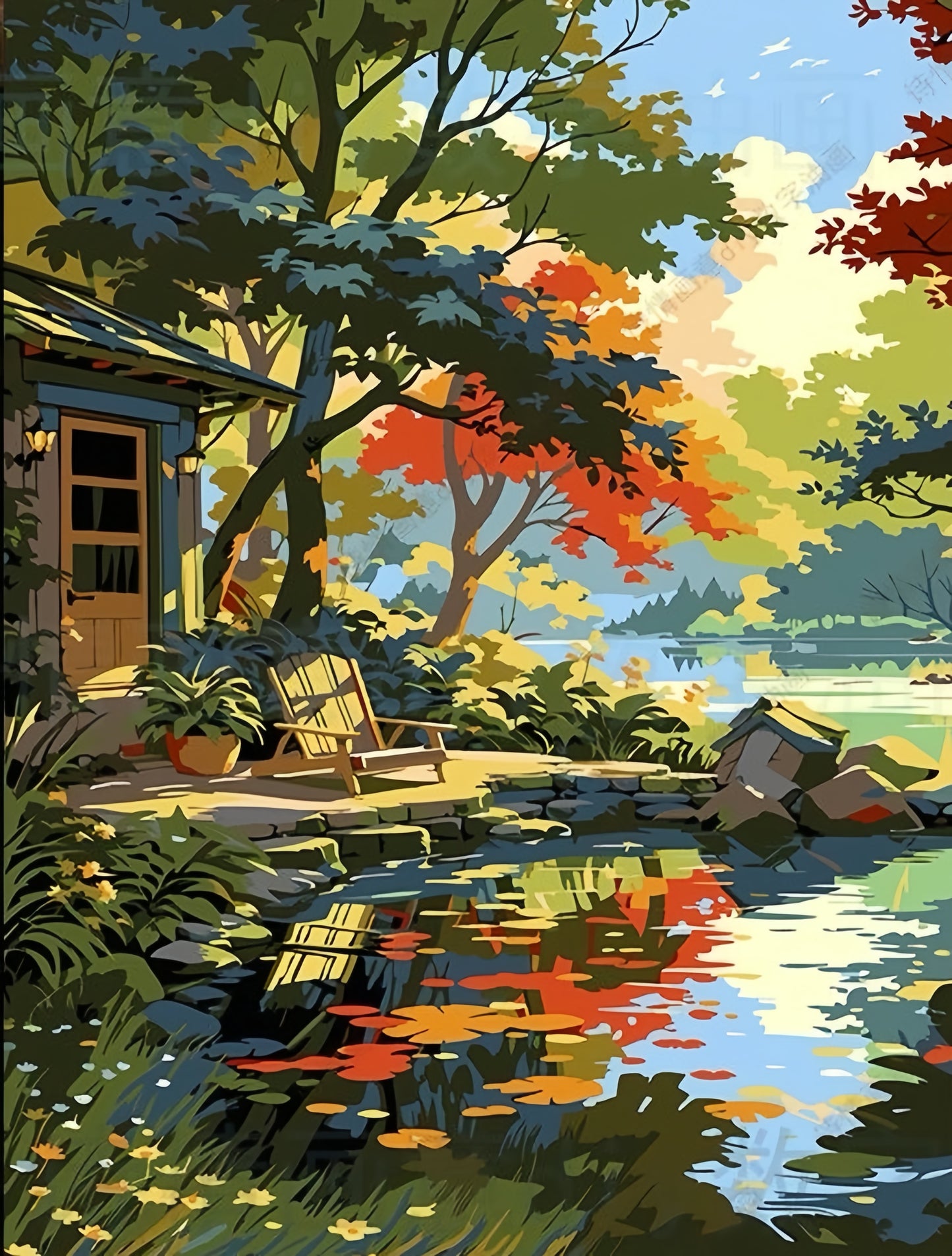 Paint by Numbers Kit Leisure Life