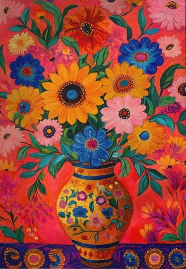 Paint by Numbers Kit Flowers