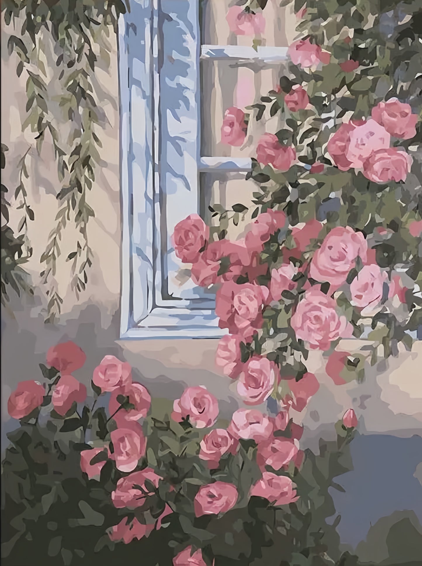 Paint by Numbers Kit Flowers By The Window