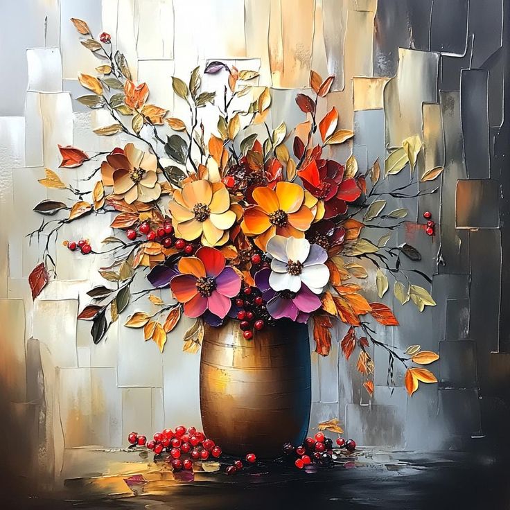 Paint by Numbers Kit Flowers