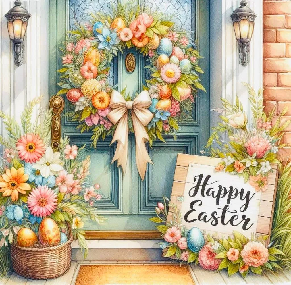 Paint by Numbers Kit Happy Easter