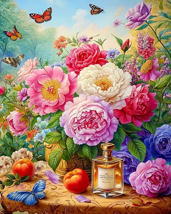 Paint by Numbers Kit Flowers