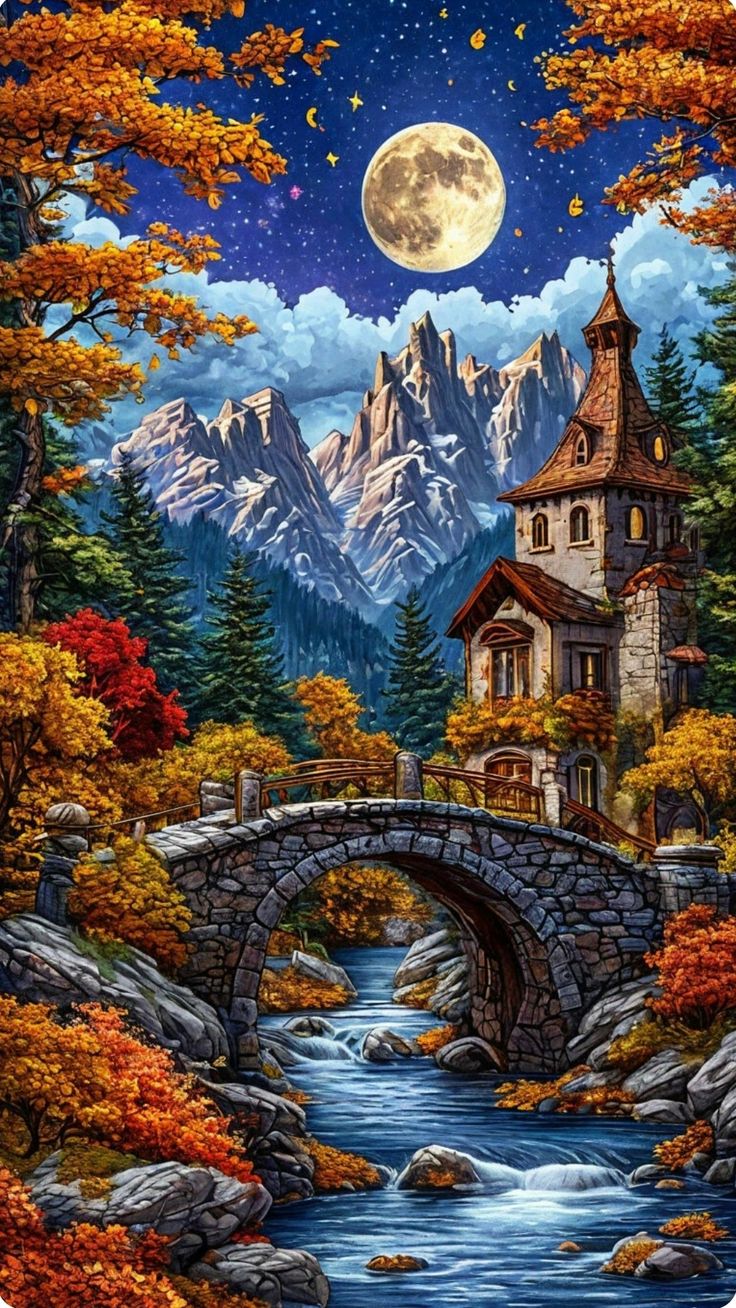 Paint by Numbers Kit Beautiful Scenery