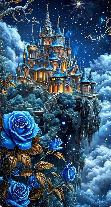 Paint by Numbers Kit Fantasy Castle