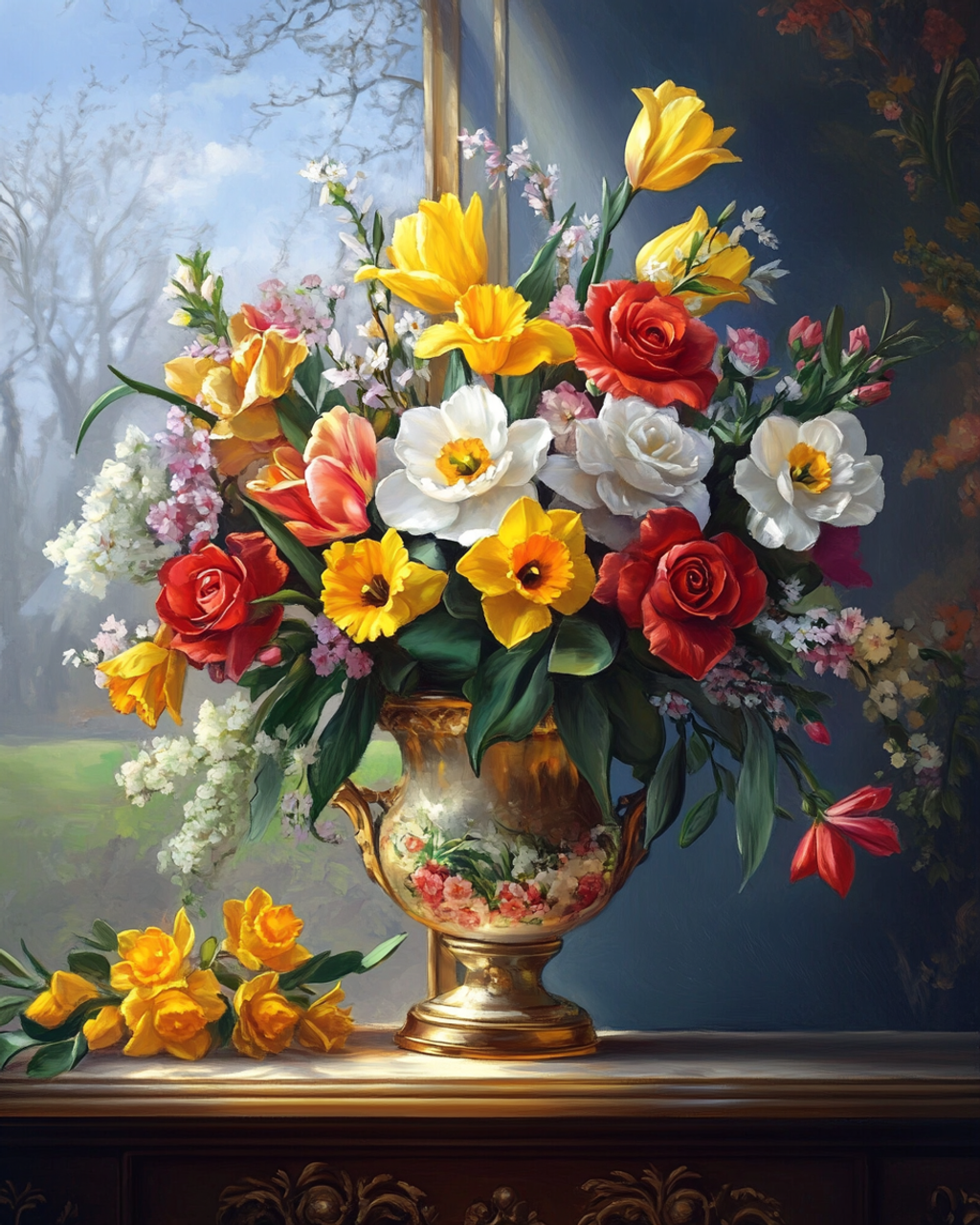 Paint by Numbers Kit Flowers