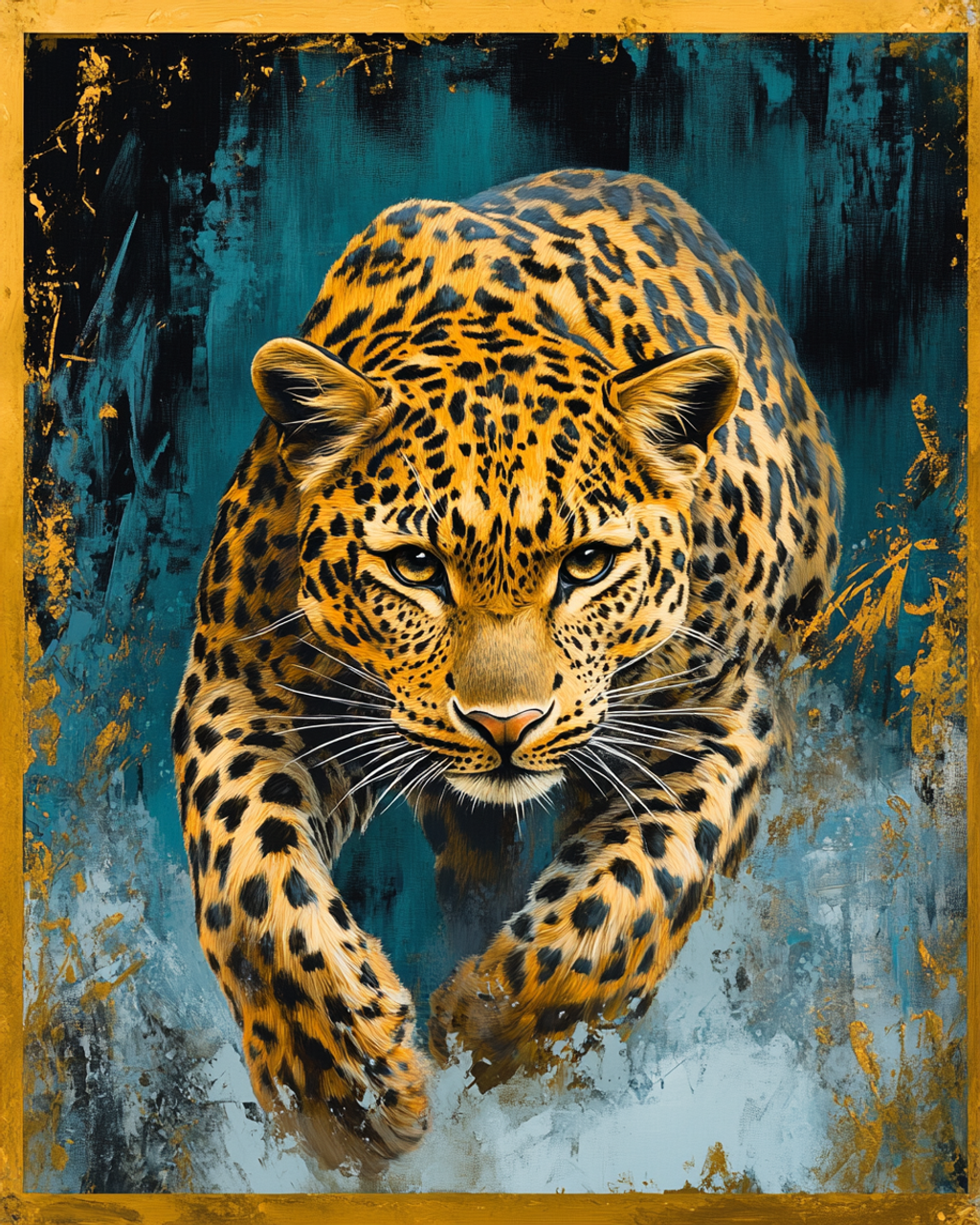 Paint by Numbers Kit Leopard