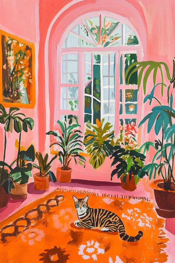 Paint by Numbers Kit Cozy Room