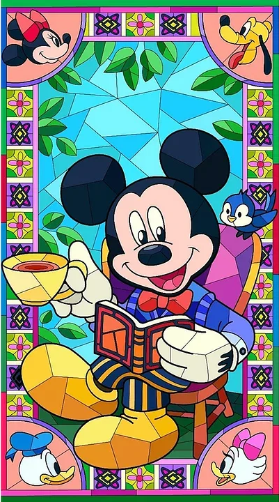 Paint by Numbers Kit Mickey Mouse