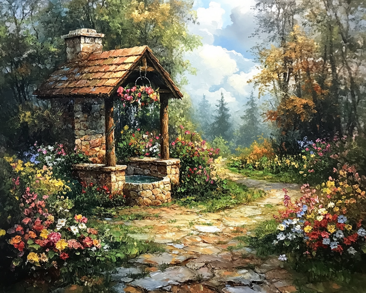 Paint by Numbers Kit Beautiful Scenery