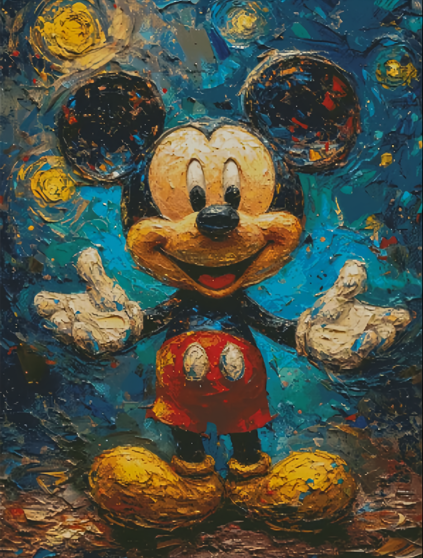 Paint by Numbers Kit Mickey Mouse