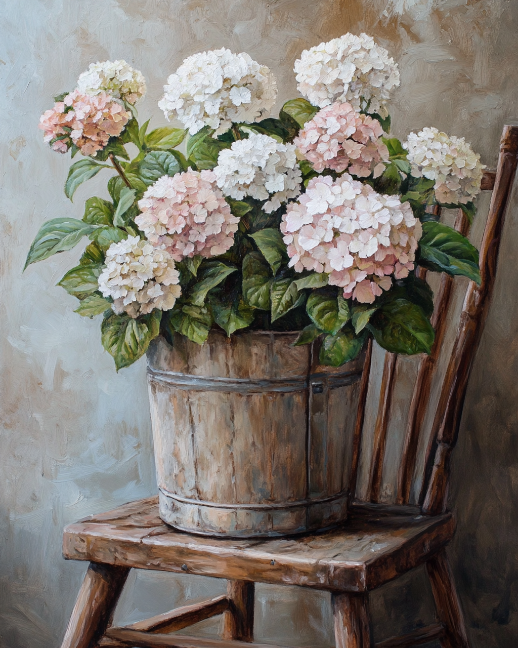 Paint by Numbers Kit Flowers On The Chair