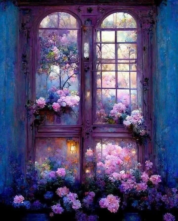 Paint by Numbers Kit Window View