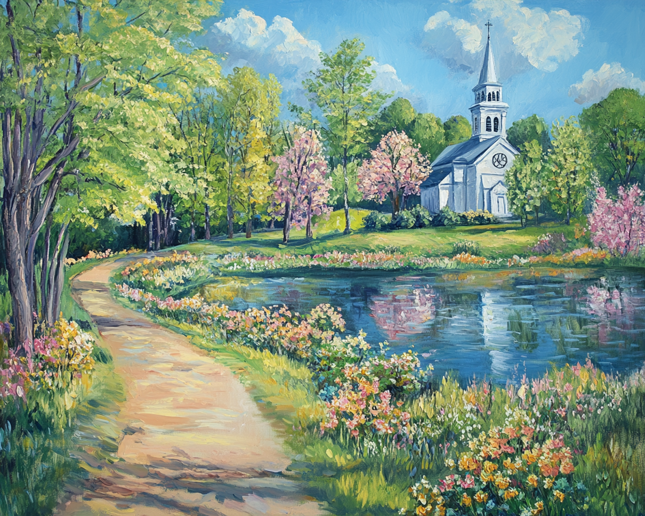 Paint by Numbers Kit Beautiful Scenery