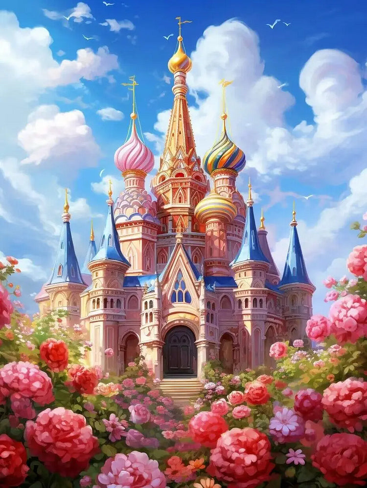 Paint by Numbers Kit Dream Castle