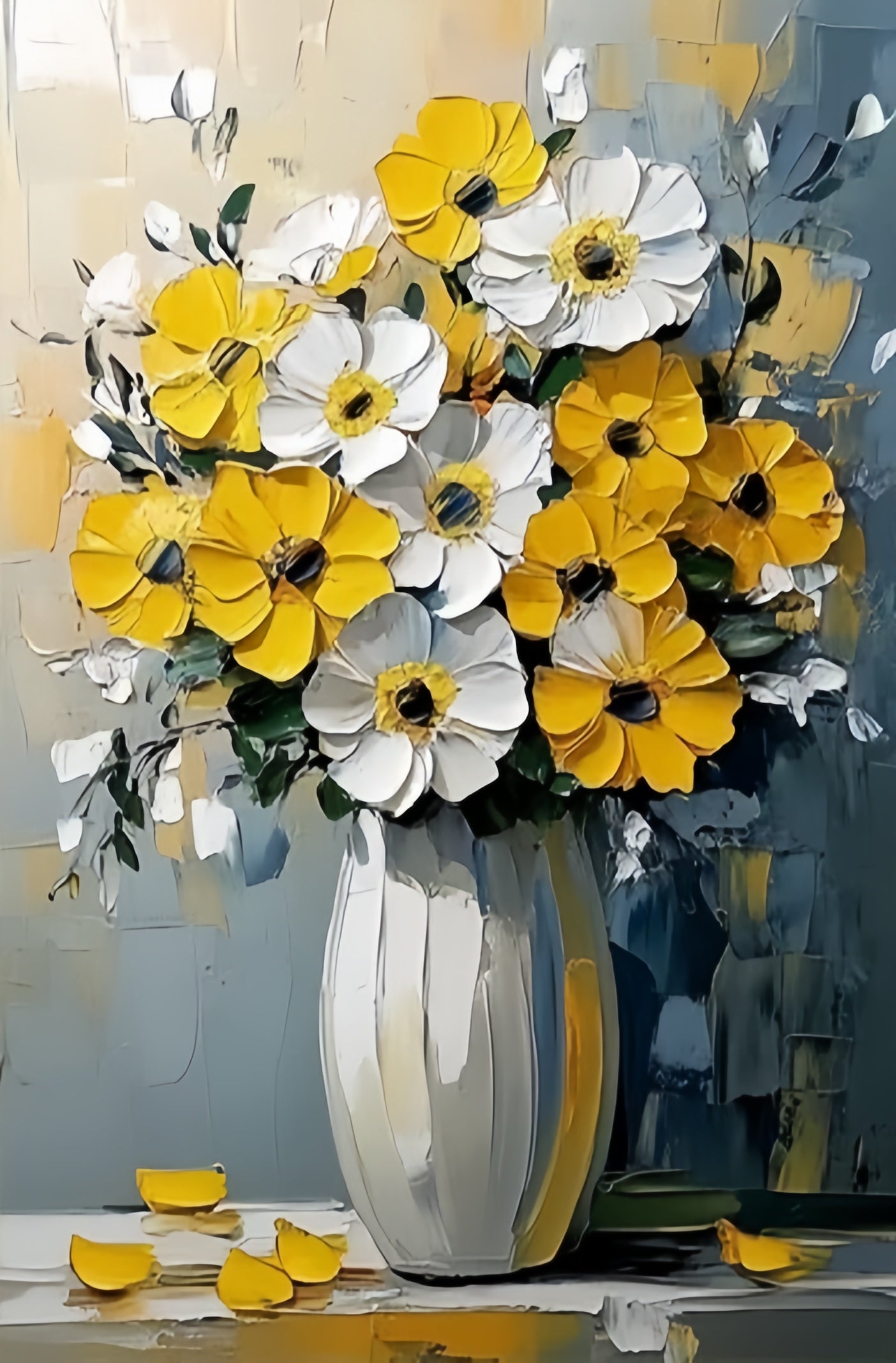 Paint by Numbers Kit 3D Flowers