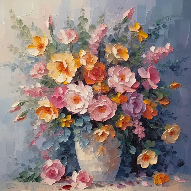 Paint by Numbers Kit 3D Flowers