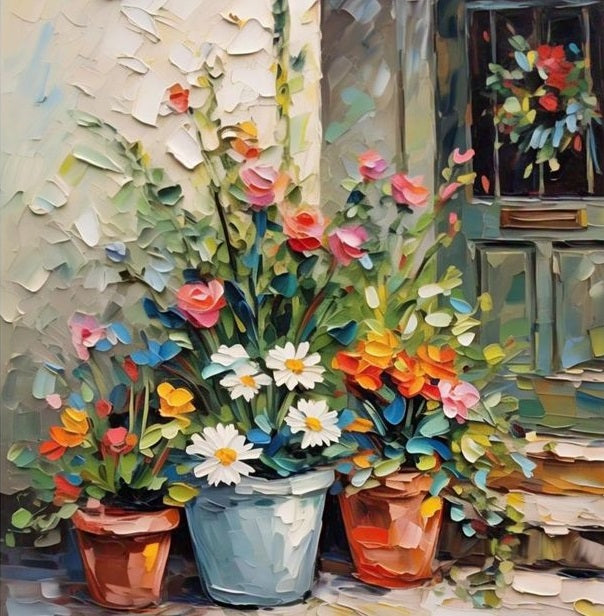 Paint by Numbers Kit Flowers