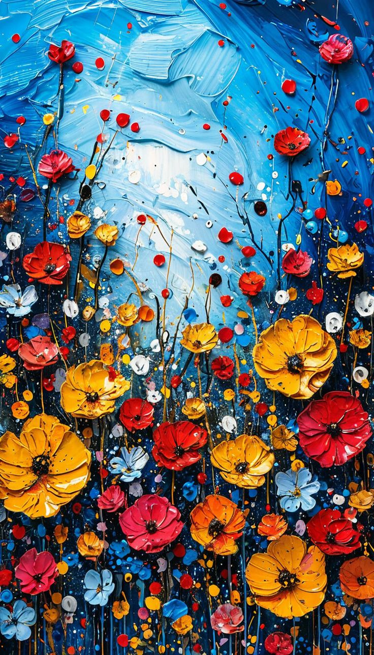 Paint by Numbers Kit 3D Flowers