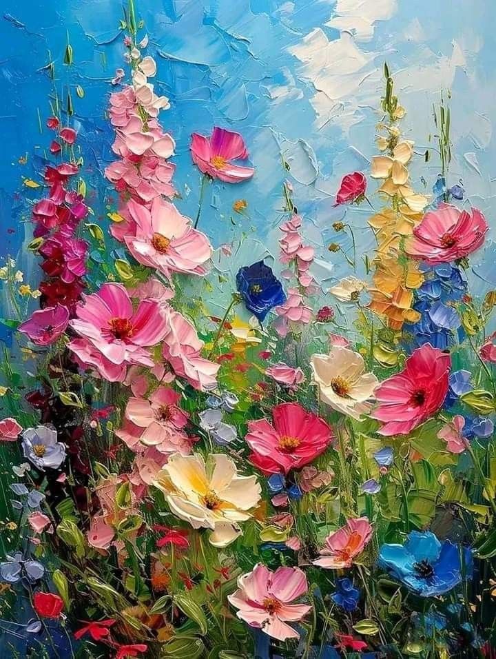 Paint by Numbers 3D Flowers