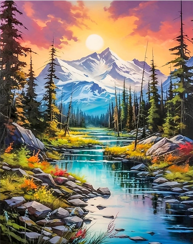 Paint by Numbers Kits Beautiful Scenery