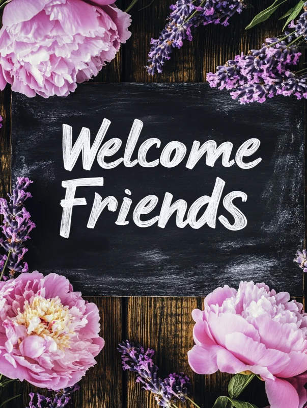 Paint by Numbers Kits Welcome Friends