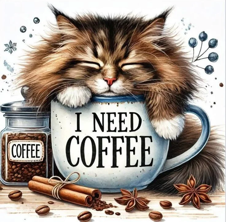 Paint by Numbers Kit I NEED COFFEE