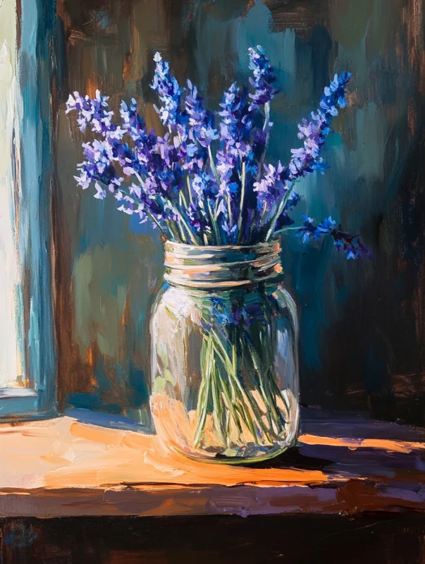 Paint by Numbers Kits Flowers By The Window