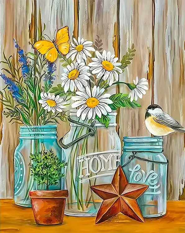 Paint by Numbers Kits Vases